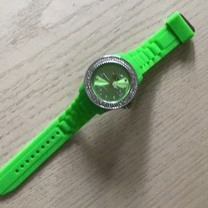 Ice watch with silicone band